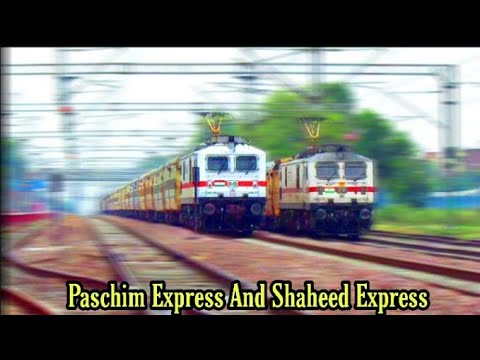 Shaheed Express Train 02925 Paschim Super Deluxe Express Overtaked 04673 Shaheed Express In ...