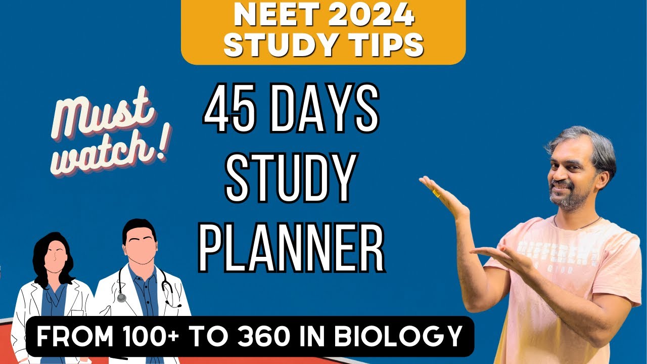 45 Days study planner for Biology NEET 2024 ! 100% will work | Must ...