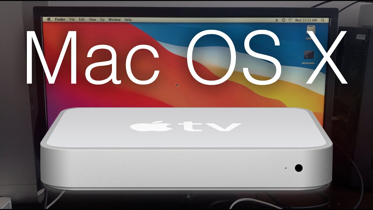Apple TV running Mac OS X Leopard! - YouTube