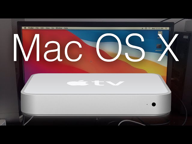 Apple TV running Mac OS X Leopard! - YouTube