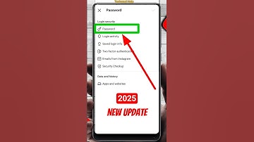 instagram ka password kaise change kare 2025 | How to change instagram password|insta passwordchange