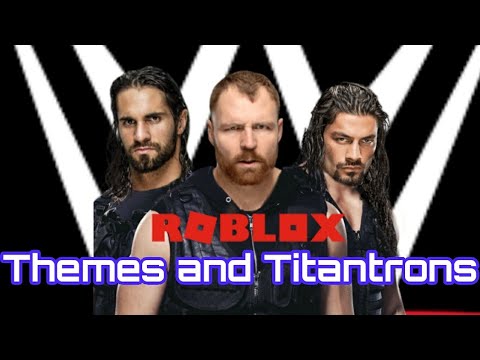 Roblox Wwe Themes And Moving Titantrons The Shield And Dean Ambrose Youtube - shield roblox wwe