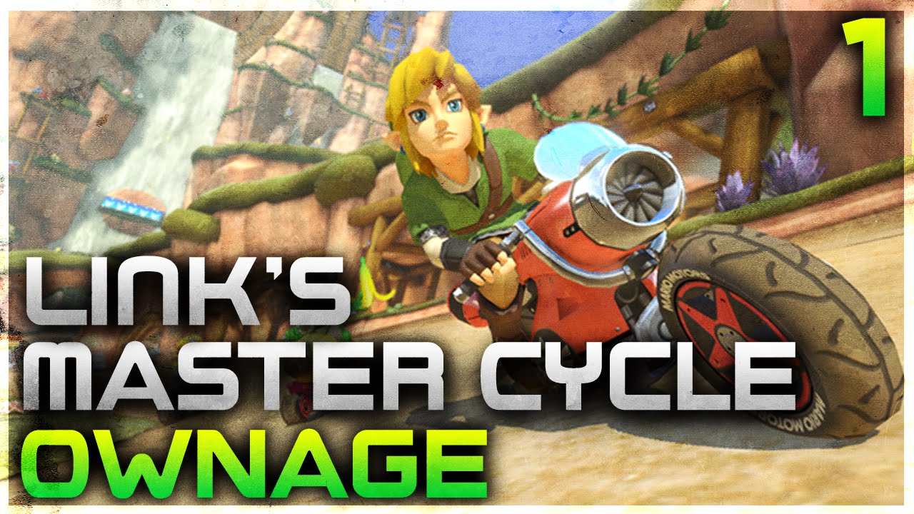 "MASTER CYCLE" LINK BRUH! - "MARIO KART 8" [#1] [TRIFORCE CUP] (Mario Kart 8 DLC) - YouTube