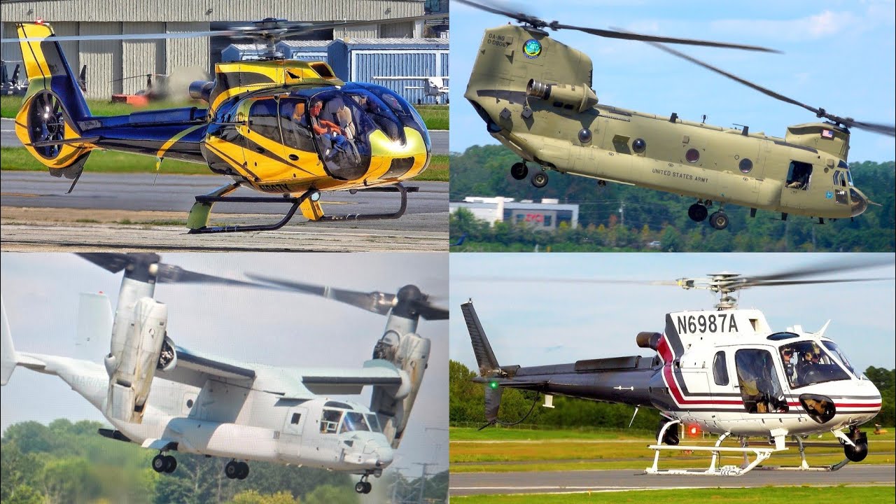 Best Highlights from August:AS350,Bell-407,CH-47F,MV-22B and more 