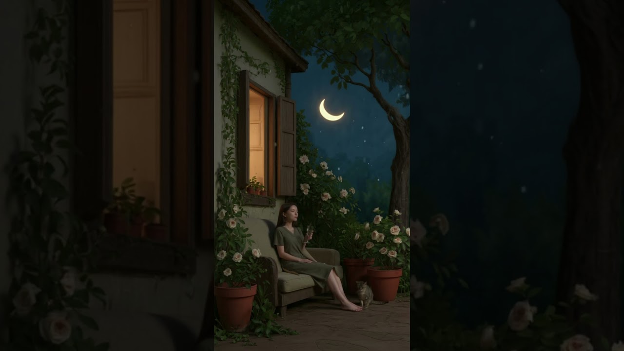 Quiet Evening Solitude ✨ Lofi Art Sketch