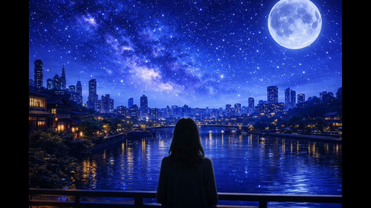 Deep Sleep Music | Gentle Water Reflections at Night