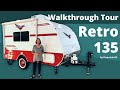 Retro 135 Travel Trailer Walkthrough Tour