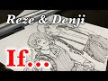 【レゼ&デンジ】もしも小学生だったら… #チェンソーマン #最終回 #イラストメイキング 