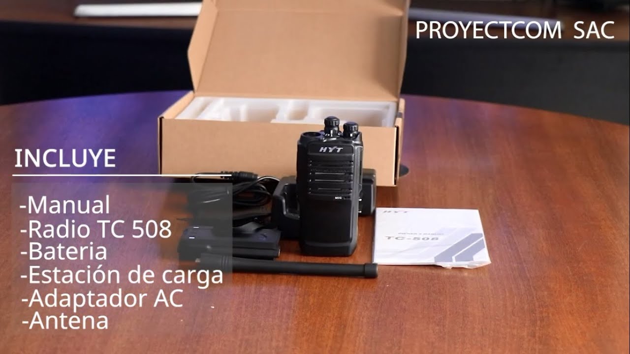 TC508 HYTERA - El Clásico de la Comunicación Profesional