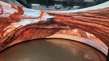 Micro pixel pitch 1.56mm indoor flexible led display for curved led video wall