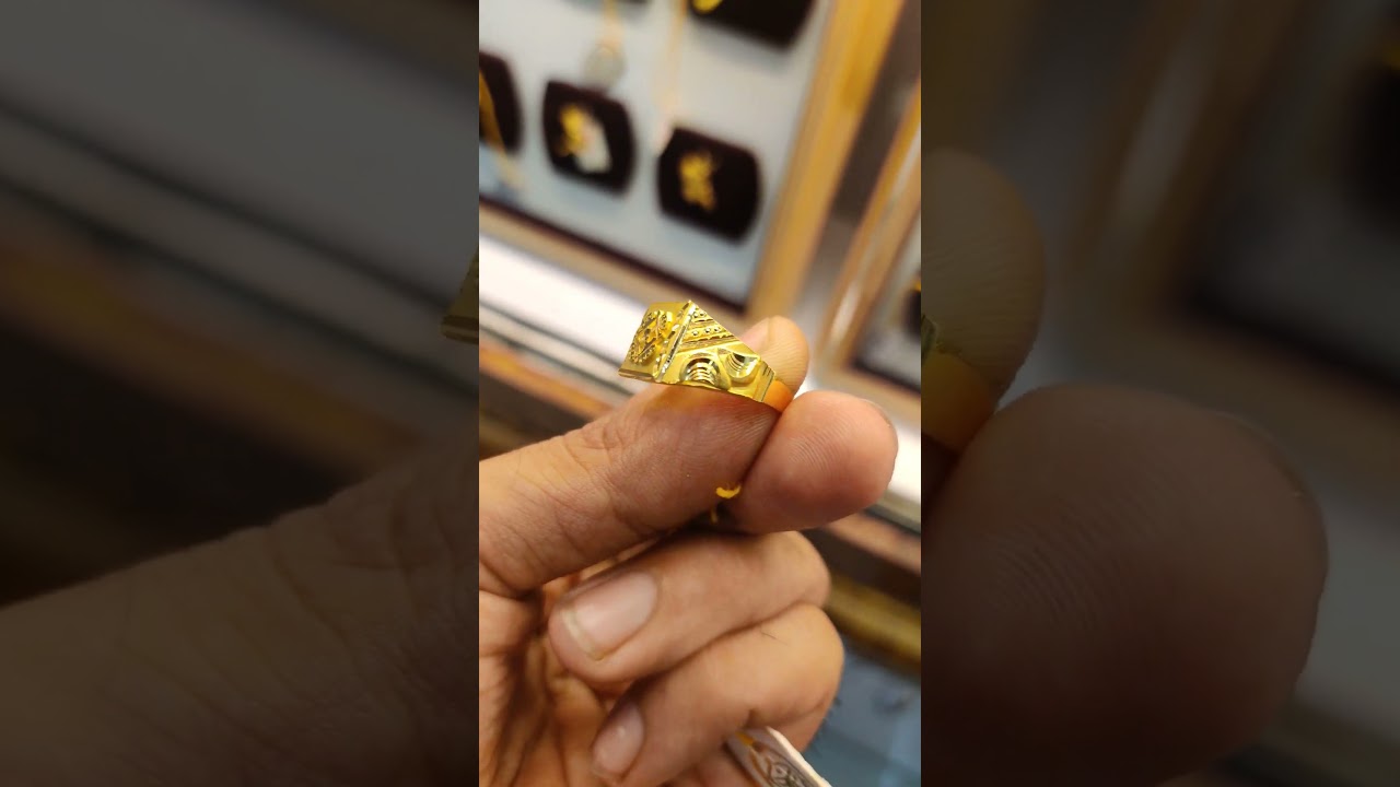 Make A Solid Statement With A Mens Gold Ring