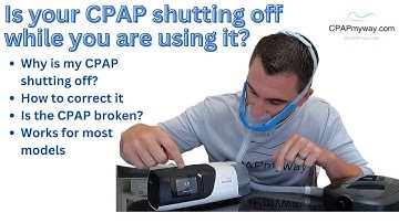 Is your CPAP Randomly Shutting off? - A possible solution
