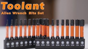 Toolant Allen Wrench Drill bit set review