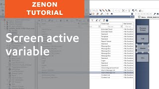 Creating a screen active variable in zenon