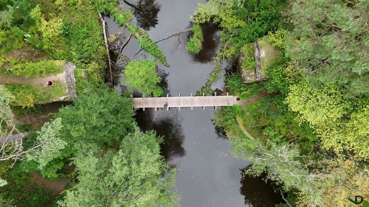 Glūko geležinkelio tilto liekanos per Varėnės upę, Varėnos rajone