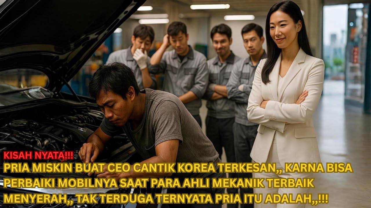 Ahli Mekanik Terbaik Korea Menyerah, Tapi Pria Miskin Bisa Perbaiki Mobil CEO Cantik Hanya 2 Menit!!