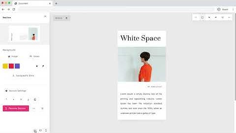 An Example: Designing with GridlessBuilder.js