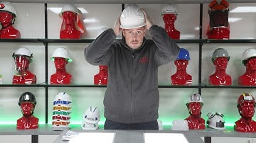 How to put on a JSP Evolution® Safety Helmet with a Revolution® Wheel Ratchet Harness