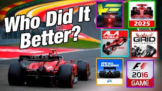 Eau Rouge & Raidillon Compared Across 6 Mobile Games! screenshot 3