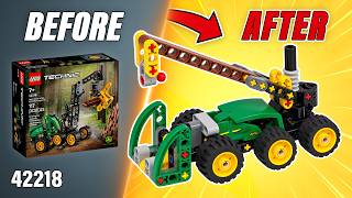 LEGO Technic Mobile Construction Crane MOC (42218)[97 pcs] Alternate Build for John Deere 1470H