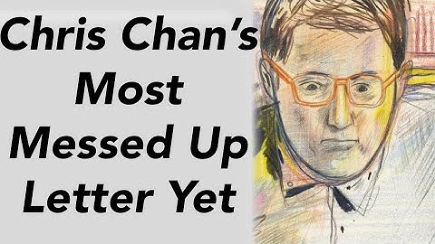 Chris Chan’s Most Messed Up Letter Yet | Chris Wants Barb To Kick The Bucket