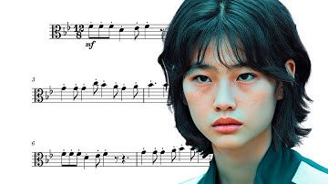 Squid Game: Season 2 | Mingle Game Song | VIOLA SHEET MUSIC