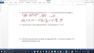 Section 11 1 Standard Unit Vectors Example 2