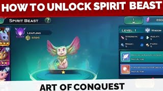 How to Unlock Your First Spirit Beast! 🐾 Step-by-Step Guide #artofconquest