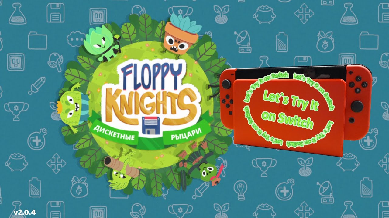 Давайте попробуем на Switch! - Floppy Knights #switch #floppy #try #firststeps #indiegame #gameplay
