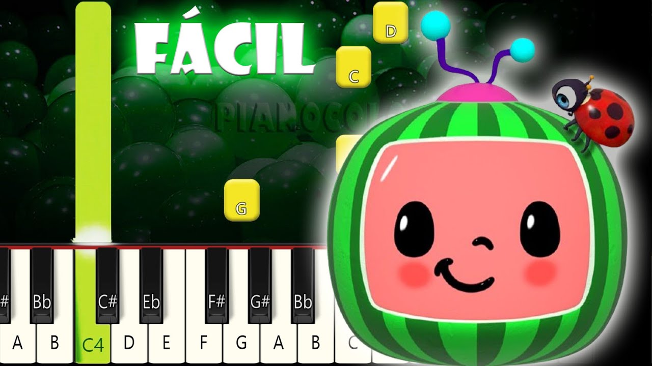 Cocomelon - Intro | Piano Tutorial FÁCIL | Cover | Karaoke