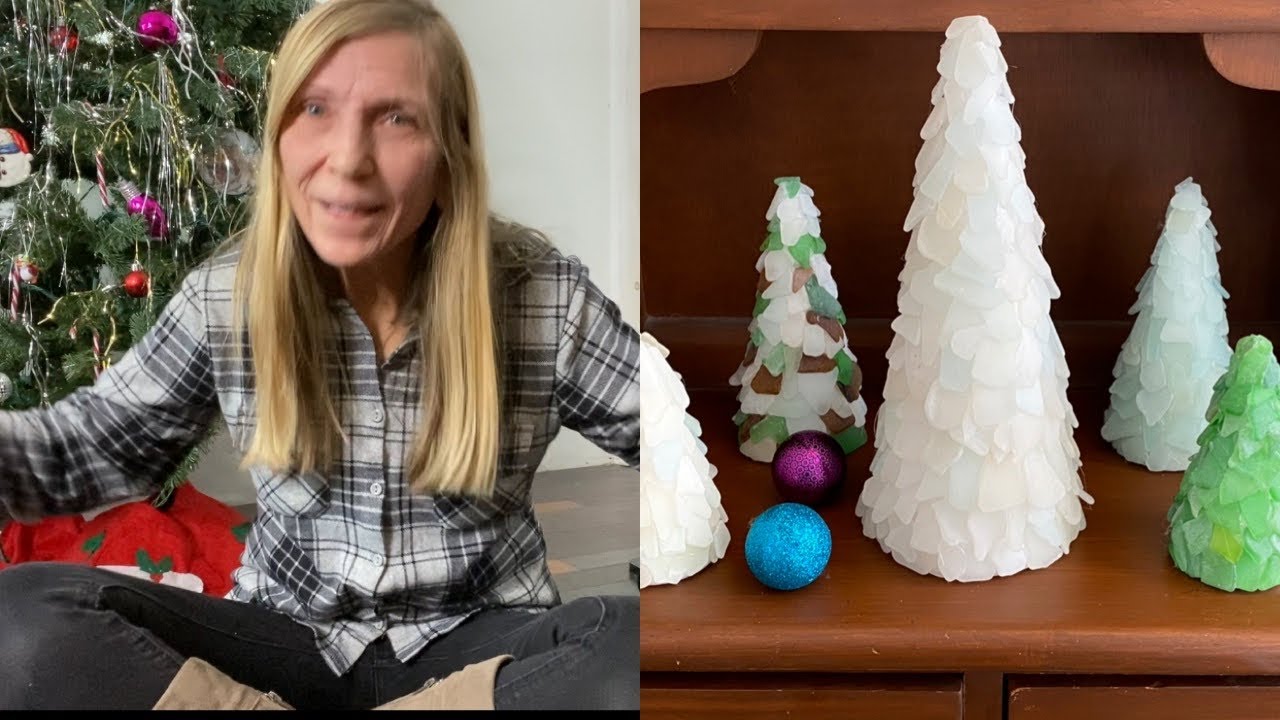 Friday, Saturday Vlog, Making Beach Glass Trees