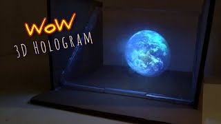 How to make 3D hologram box screen with cardboard by Inventor and Life Hacker 258 views 10 months ago 2 minutes, 34 seconds