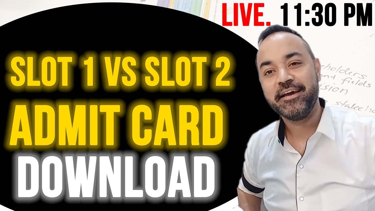 CAT 2020 ADMIT CARD DOWNLOAD NOW ! ( Does SLOTs Make a difference ?