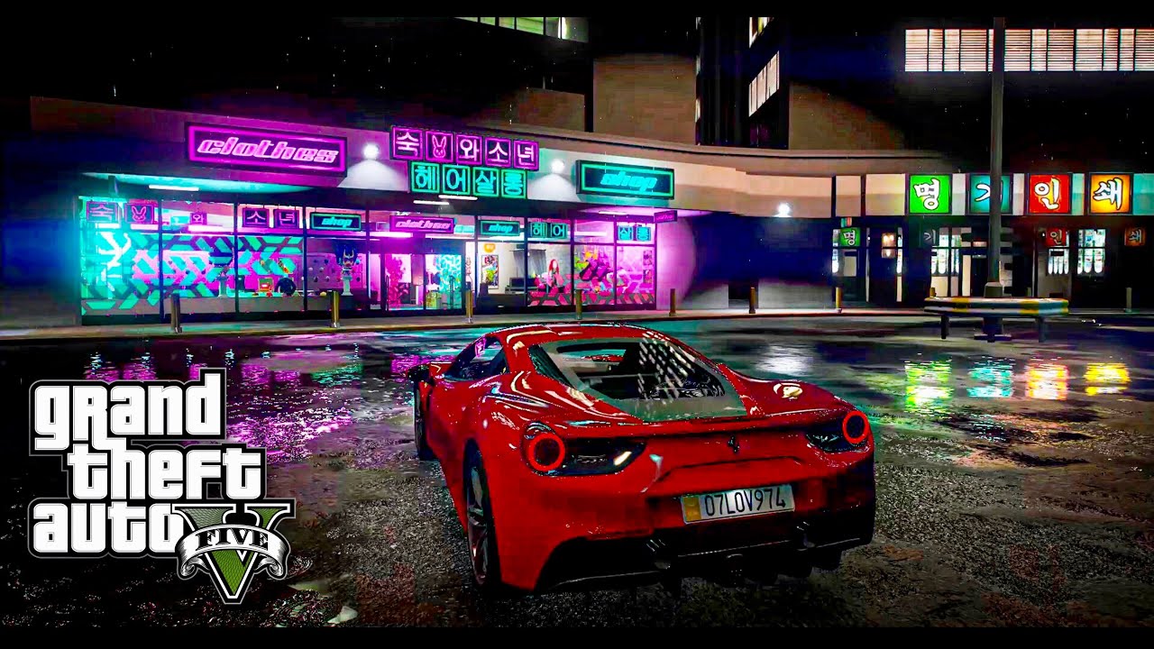 Little Seoul Clothes Shop ( GTA 5 PC MOD Custom Map ) Grand Theft Auto V YouTube