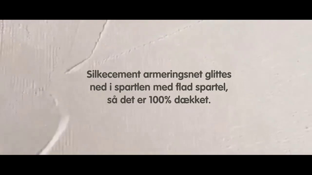 Fuldspartling af klinker med armeringsnet med Silkecement MONO