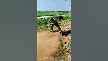 Scene of the purge tube deflation process