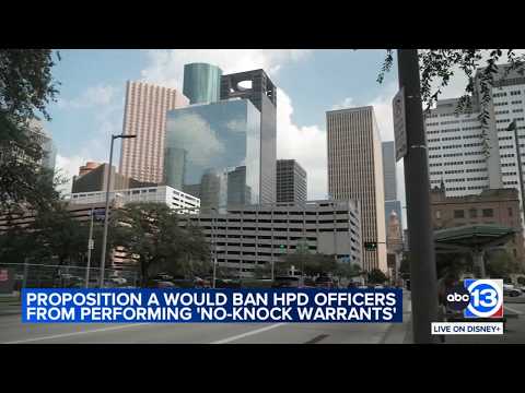 City of Houston to decide in November on whether to ban no-knock warrants by HPD