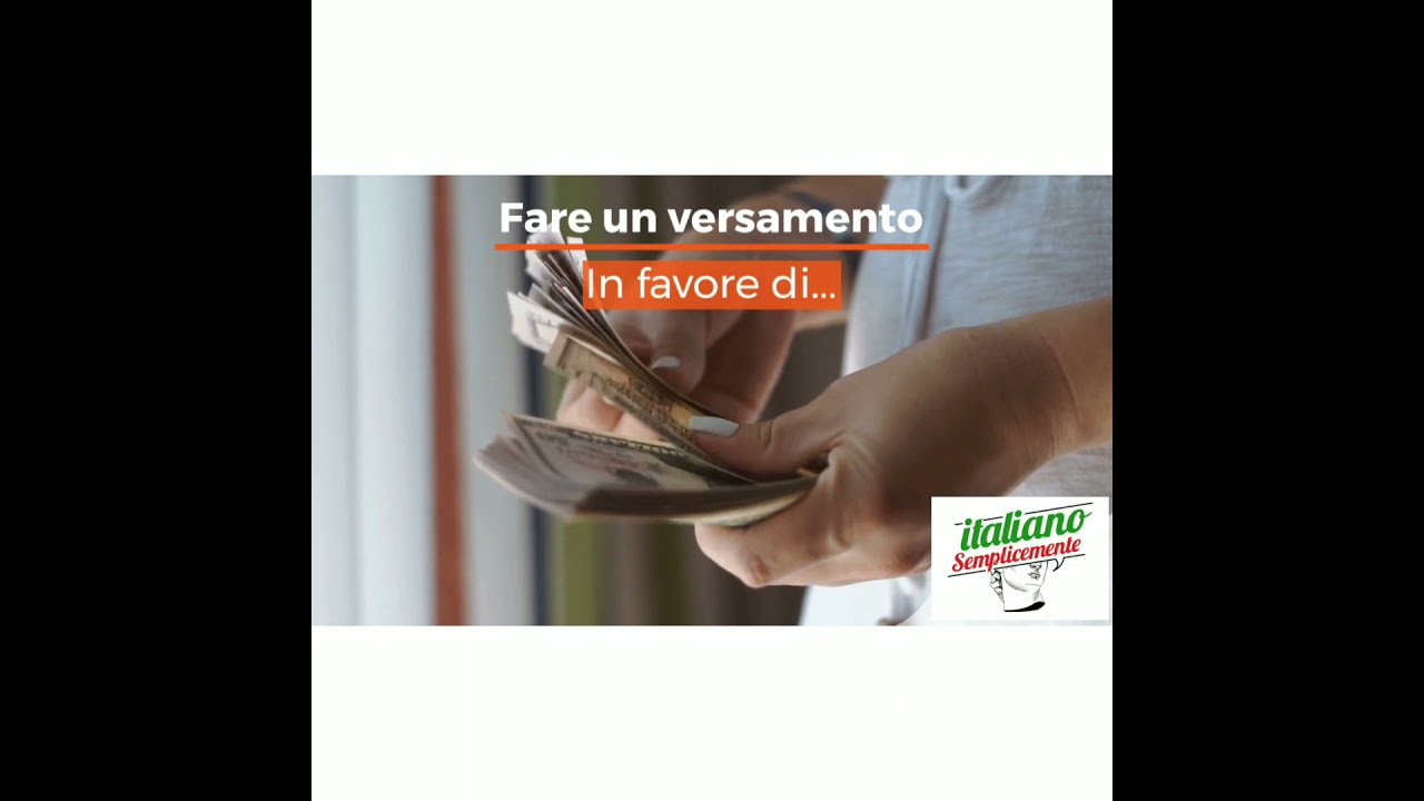 In favore di - ITALIANO COMMERCIALE