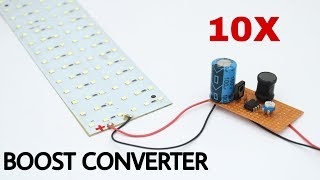 10x Boost Converter using 555 ic | how to make volt boost converter