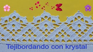Puntilla super encantadora con detalles lindos #267