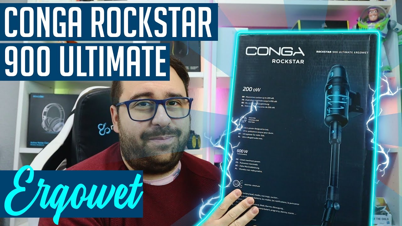 CECOTEC ROCKSTAR 900 ULTIMATE ERGOWET UNBOXING REVIEW