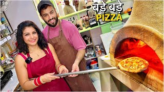 CUTE Couple ka OP Neapolitan Jatt Pizza | Punjabi Street Food India