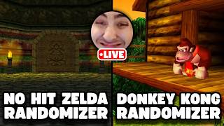OCARINA OF TIME NO HIT ENEMY RANDOMIZER ATTEMPT + FINISHING FIRST EVER DONKEY KONG 64 RANDOMIZER