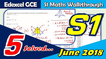 S1 Edexcel June 2018 | Question 5 Walkthrough | Discrete Random Variables (GCE Maths 6683)