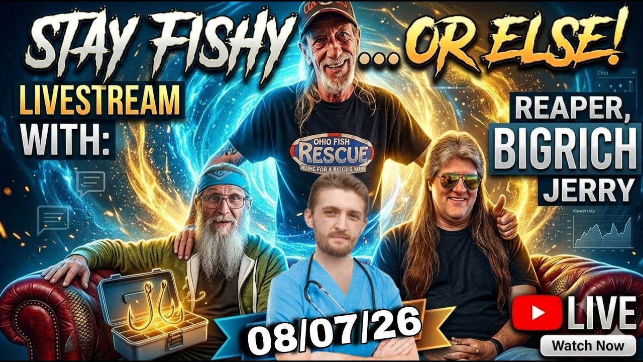 8/07/26 stay fishy livestream