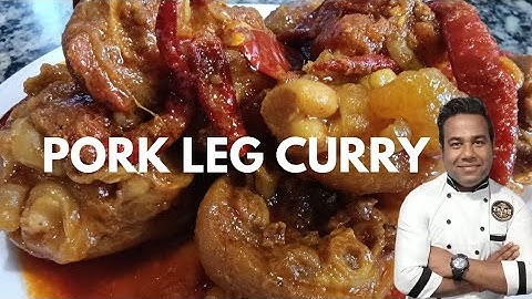 बहुत स्वादिष्ट पोर्क Leg  करी l Tasty Pork Leg Curry recipe l Pork Leg l @ChefRjfood  