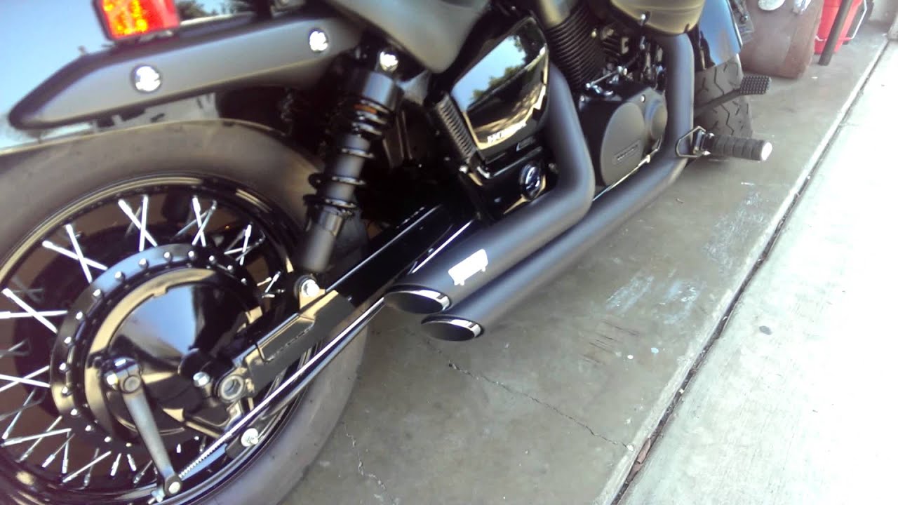 15 Honda Shadow Phantom Exhaust Part 2 Anthony Gallegos Thewikihow