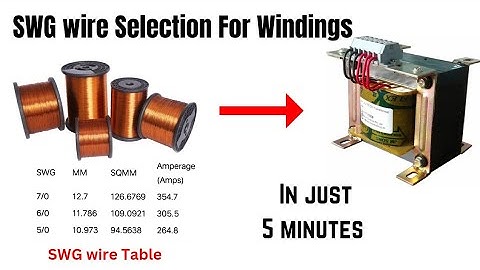 SWG wire Selection सीखें 5 minutes में | #swg_table | #SWG और #Current का क्या relationship है |