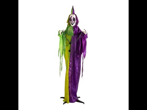 Animeret Halloween klovn