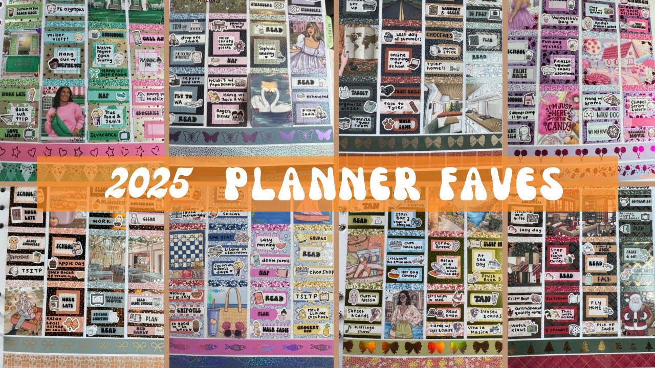 💖Planner Favorites 2025 💖 // Collab with Amy Rae Plans